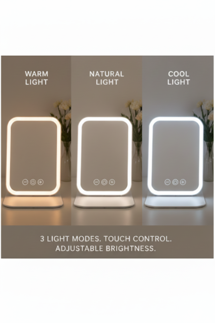 Elorine Glow™ —LED Lighted Compact Vanity Mirror